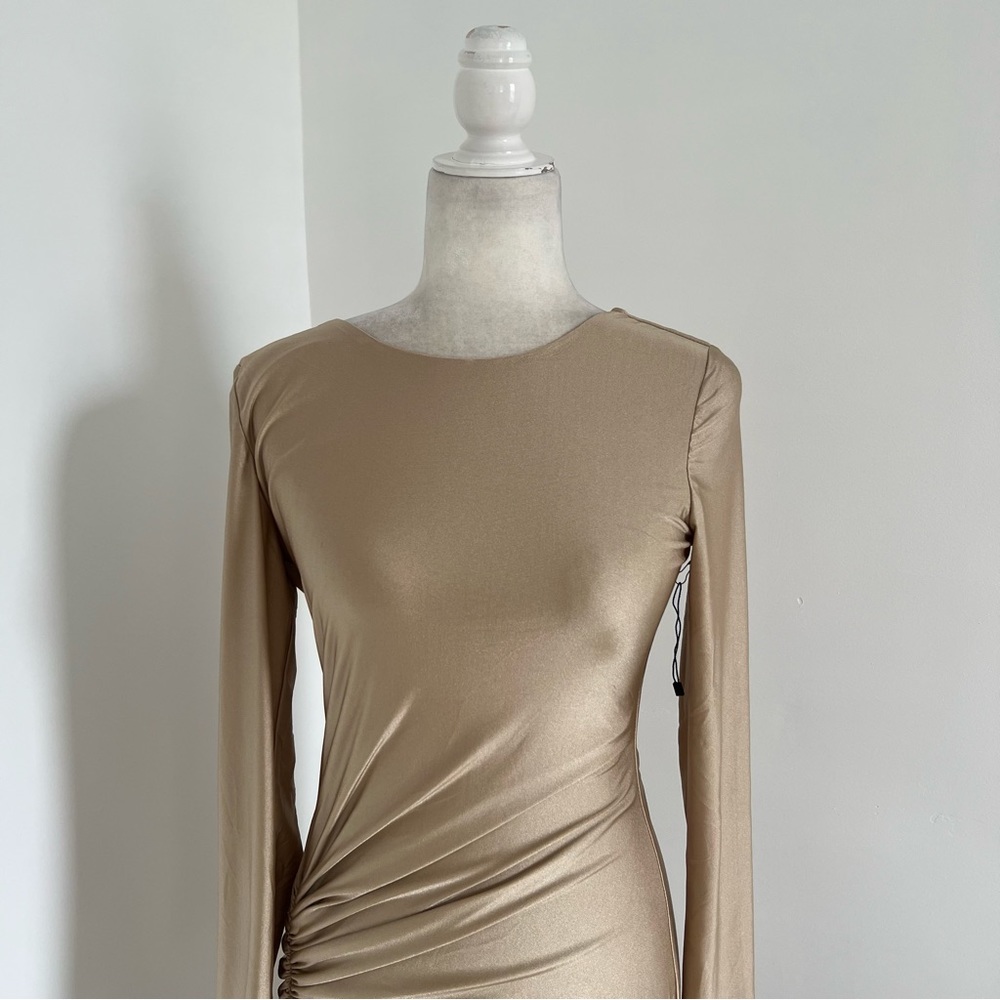 LIONESS AMORE WIDE SLIT LONG DRESS - Picture 2 of 7